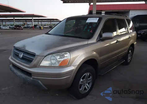 2003 Honda Pilot Ex из США, поврежденный, VIN 2HKYF18423H575609